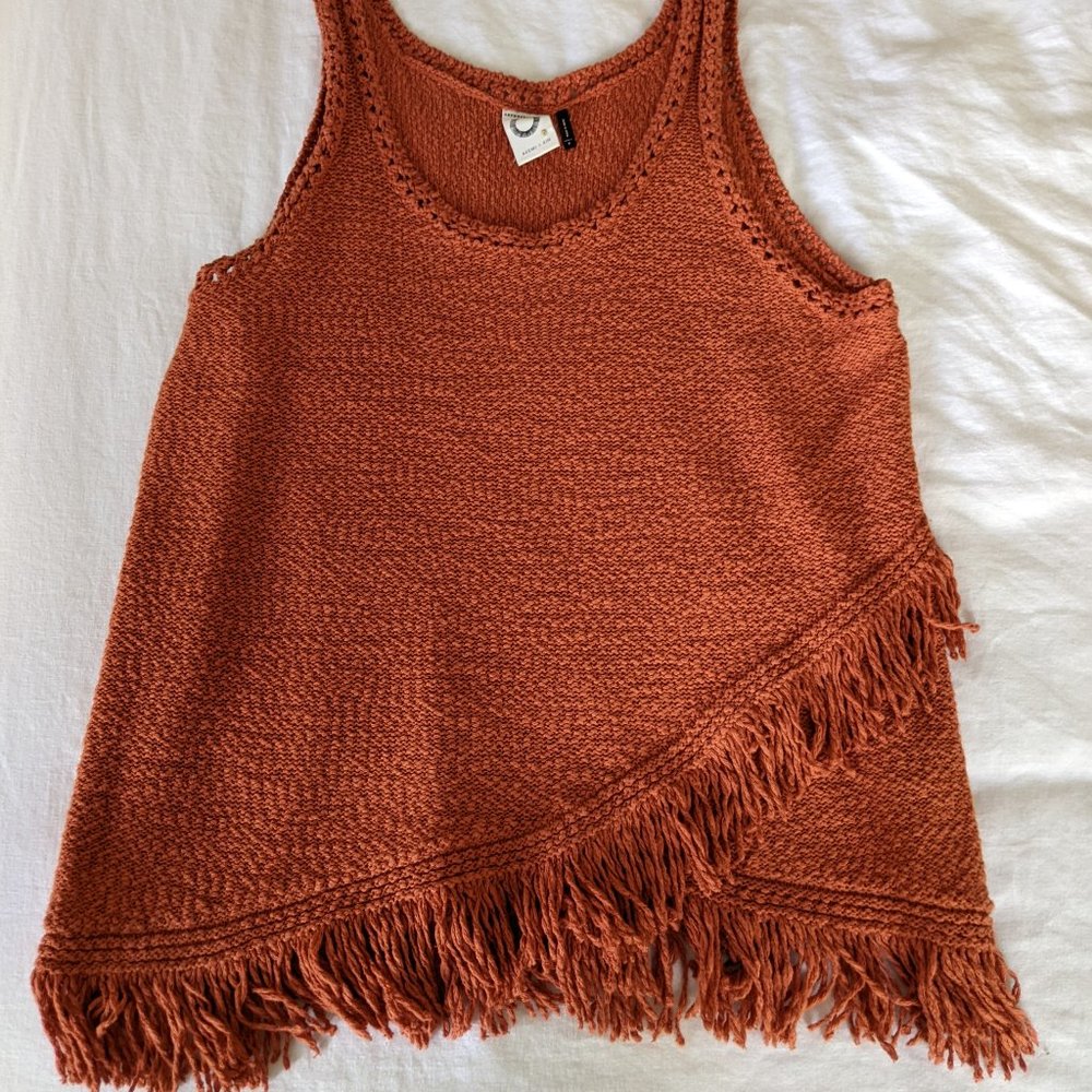 Akemi + Kin Fringed Sweater Tank - Picture 2 of 4